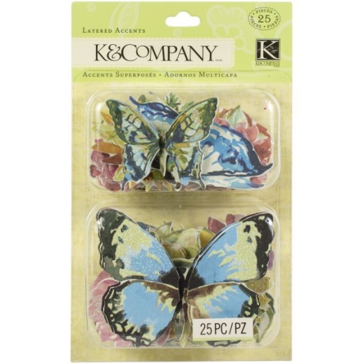 Watercolor Layered Accents 2/Pkg