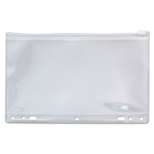 Angler's Zip-All Ring Binder Pocket, 6 X 9.5, Clear