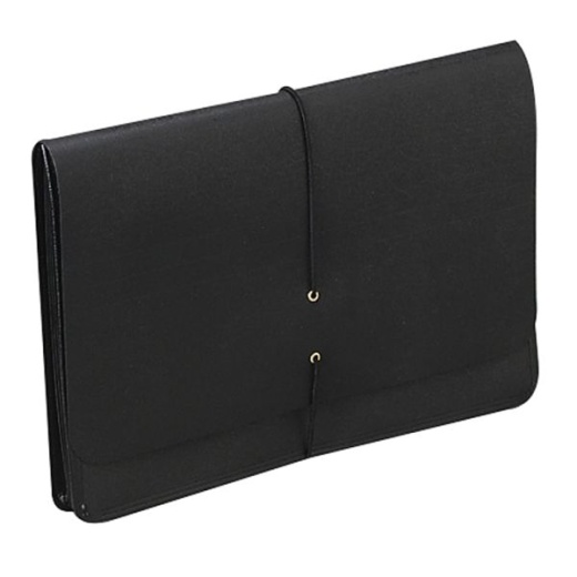 Oxford Legal-Size Expanding Portfolio, 7/8" Expansion, Black