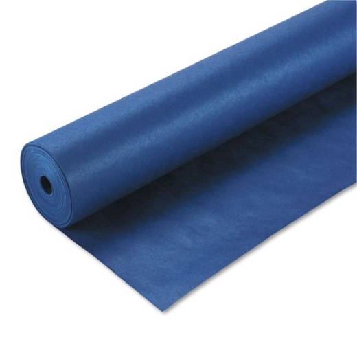 Pacon Spectra Artkraft Duo-Finish Paper, 48 Lb Text Weight, 48" X 200 Ft, Dark Blue