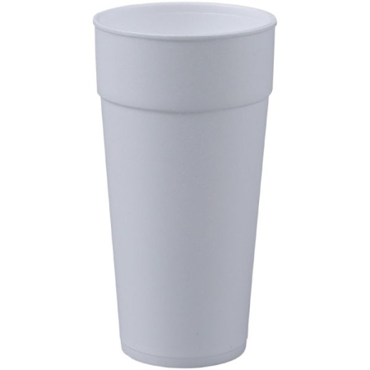 Genuine Joe 24 Oz Foam Cups - 24 Fl Oz - White - Styrofoam - Hot Drink, Cold Drink - 300 / Carton