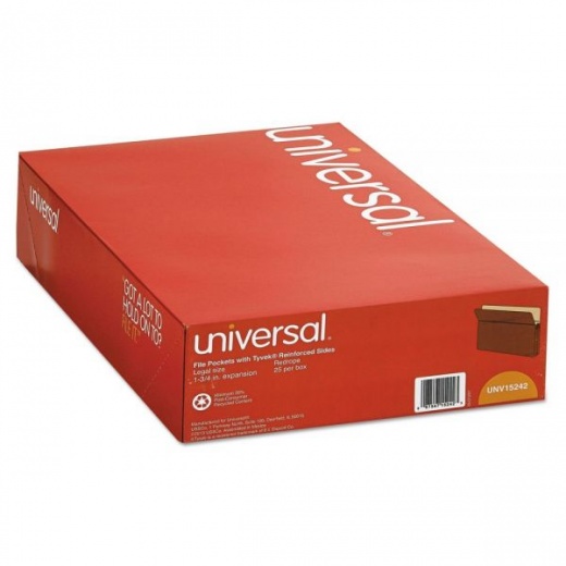 Universal Redrope Expanding File Pockets, 1.75" Expansion, Legal Size
