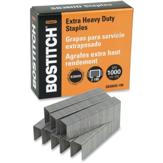Bostitch B38HD-1M Heavy-Duty Staples