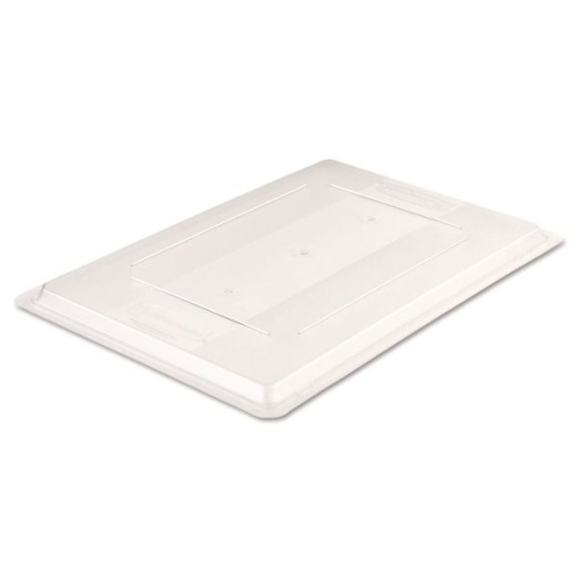 Rubbermaid Commercial Food/Tote Box Lids, 26 x 18, Clear, Plastic
