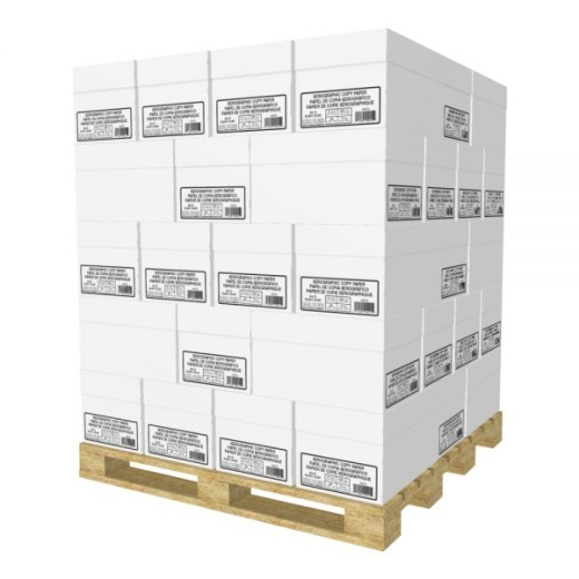Xerographic Copy Paper, White, Letter (8.5" X 11"), 200000 Sheets Per Pallet, 20 Lb, 92 Brightness