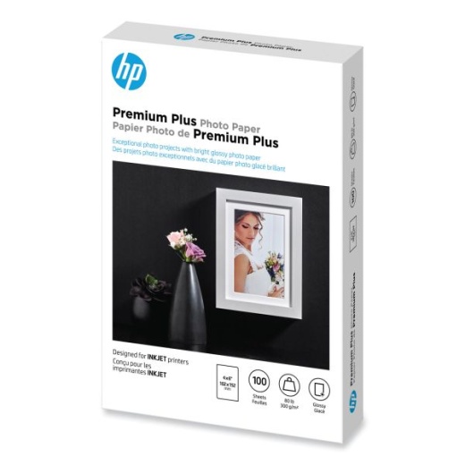 HP Advanced Photo Paper for Inkjet Printers Glossy 5 x 7 66 Lb