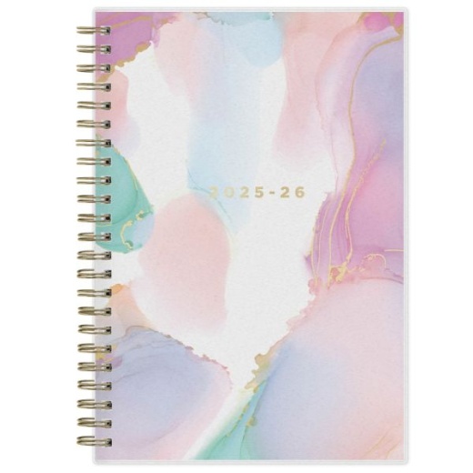 2025-2026 Blue Sky Weekly/Monthly Academic Planner, 5" X 8", Multicolor Smoke Frosted, July 2025 To June 2026, 133682