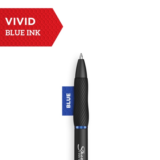 Sharpie S-Gel Gel Pens – Medium Point 0.7mm, Black Ink – 12 Count – Smooth Writing, No Smear
