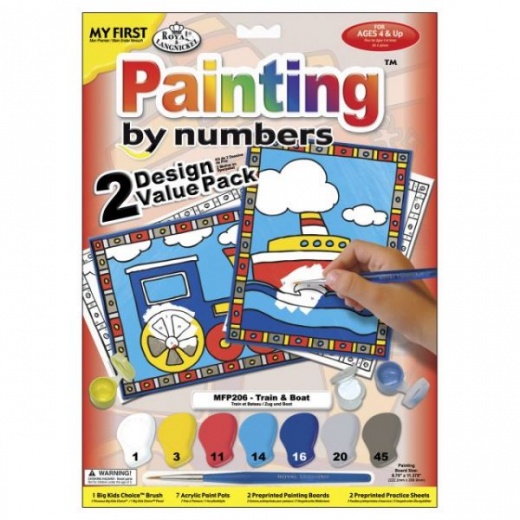 My First Paint By Number Kit - Unleashing Creativity One Brushstroke at a Time