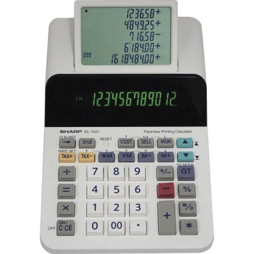 Sharp EL-1501 12-Digit Printing Calculator
