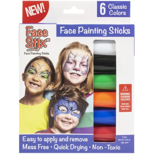 Kwik Stix Face Paint Stix 6/Pkg