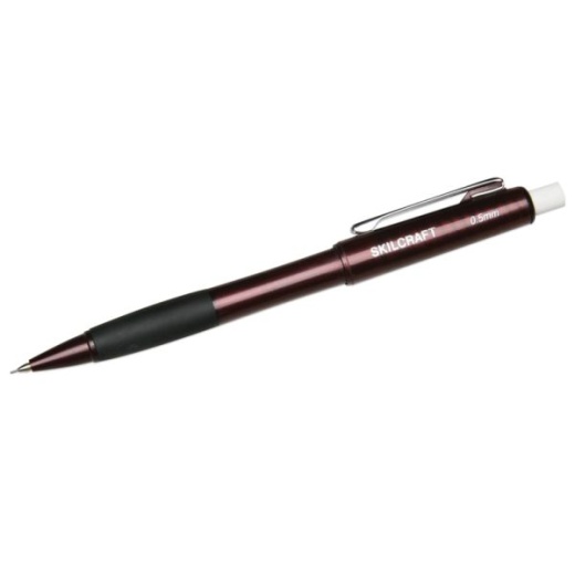 Skilcraft Cushion Grip Mechanical Pencils, 0.5 Mm, Dusty Rose Barrel, Pack Of 6