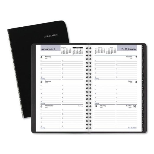 AT-A-GLANCE DayMinder Block Format Weekly Appointment Book