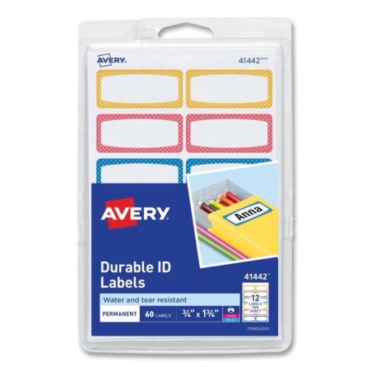 Avery Kids Handwritten Identification Labels
