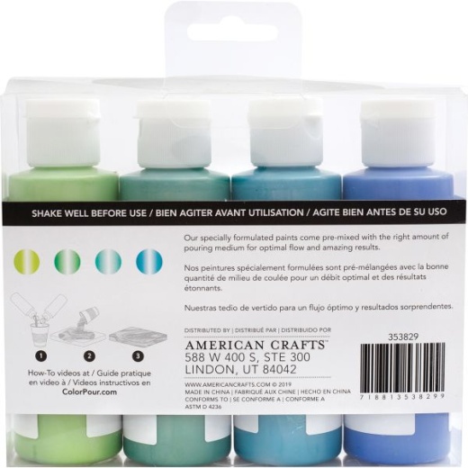 American Crafts Color Pour Pearl Powder Mix-In Kit