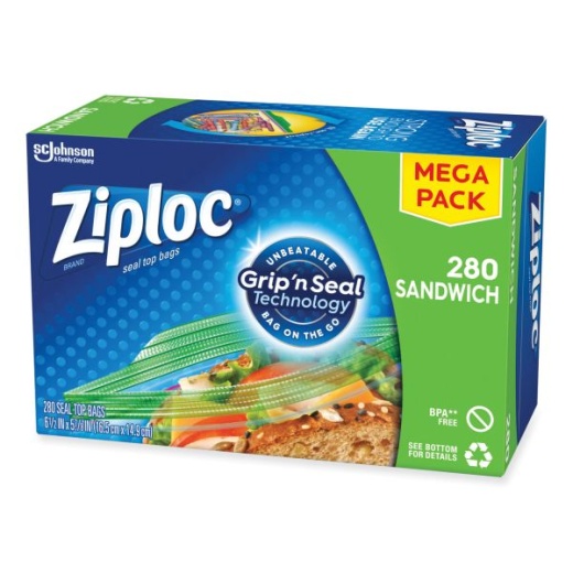 Ziploc Seal Top Bags, Sandwich - 40 bags