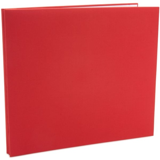 Pioneer 3-Ring Fabric Album 12x12 Red