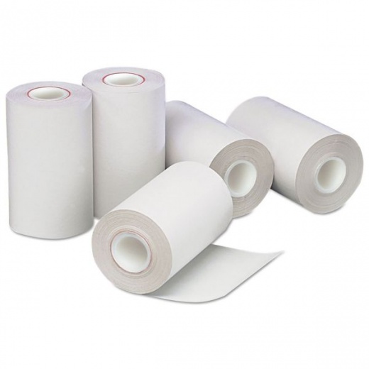 Iconex Direct Thermal Printing Paper Rolls, 0.5" Core, 2.25" X 55 Ft, White, 50/Carton
