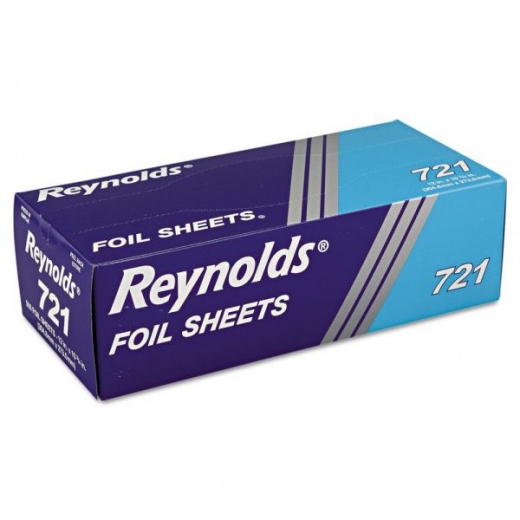 Durable Packaging Premier Pop-Up Aluminum Foil Sheets, 12 x 10.75, 500/Box,  6 Boxes/Carton