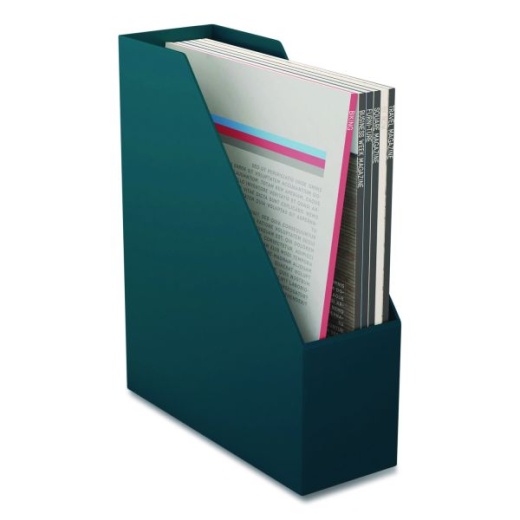 Tru Red Plastic Magazine File, 3.66 x 10.3 x 12.51, Teal
