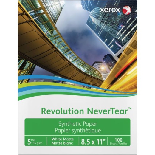 Xerox Revolution Synthetic Matte Laser Paper - 1 Ream of Premium Quality