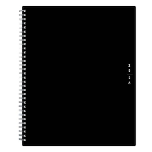 2025-2026 Blue Sky Teacher Lesson Planning Calendar, 8" X 11", Solid Black, July 2026 To June 2026, 134433
