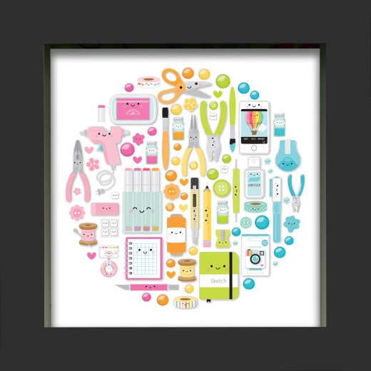 Doodlebug Design Shadow Box Insert Kit