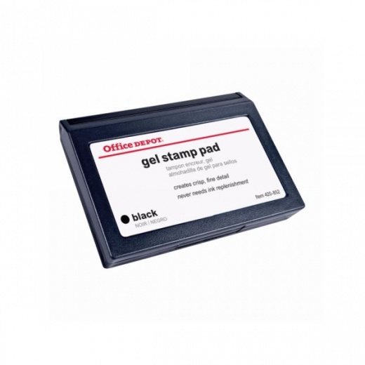 Gel Stamp Pad, 3 1/4" x 4 5/8", Black