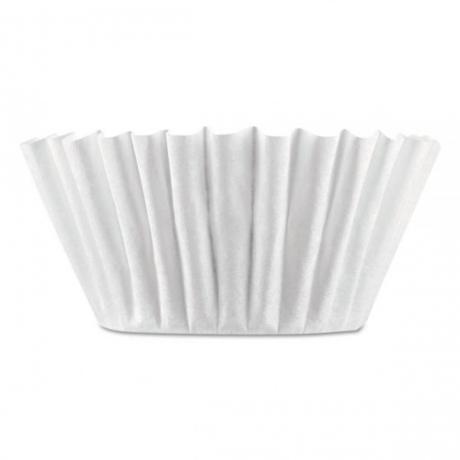 Bunn Coffee Filters, 8 to 12 Cup Size, Flat Bottom, 100/Pack, 12 Packs/Carton