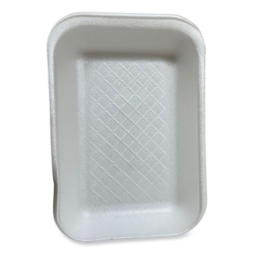 Pactiv #2 White Supermarket Foam Tray