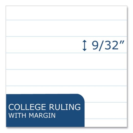 Roaring Spring Loose Leaf Paper, 8.5 X 11, 3-Hole Punched, College