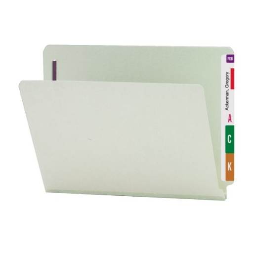 Smead Pressboard End-Tab Folders with Safeshield Fastener