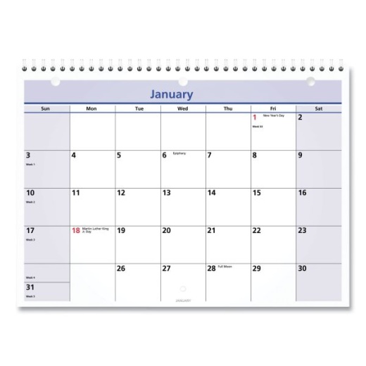 At-A-Glance Quicknotes Desk/Wall Calendar 2025