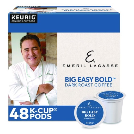 Emeril's Big Easy Bold Coffee K-Cups, 0.4 Oz, 48/Box