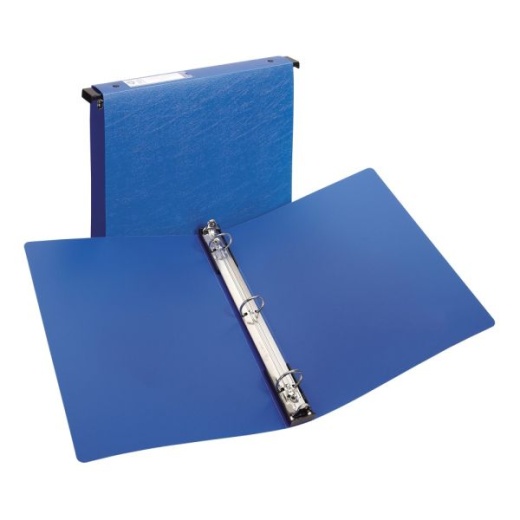 Avery Hanging Storage 3-Ring Binder, 1" Round Rings, Blue