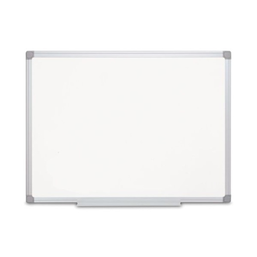 MasterVision Earth Silver Easy-Clean Dry Erase Board, 36 x 24