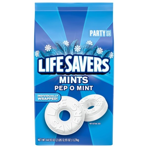 Mars Lifesavers Pep-O-Mint Breath Mints Hard Candy 44.93 Oz