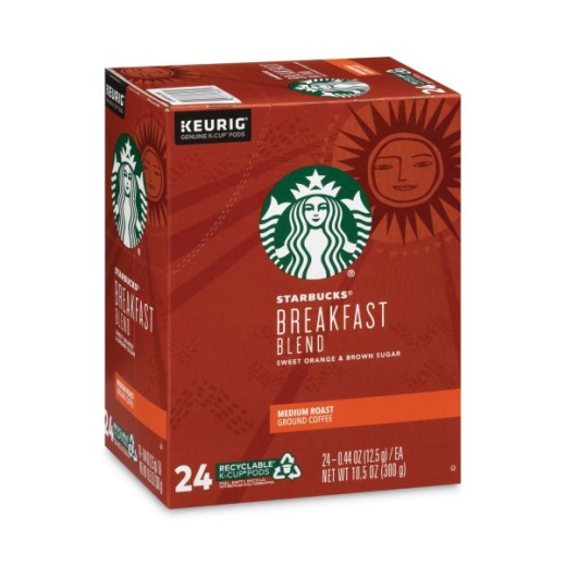 Starbucks Breakfast Blend K-Cups, 24/Box