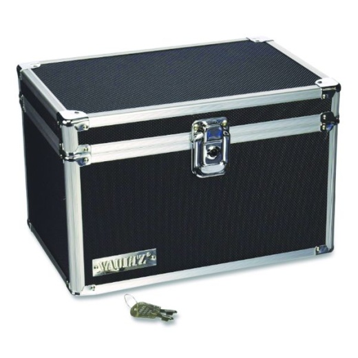 Vaultz Locking Index Card File - Secure Storage for 550 5x8 Cards