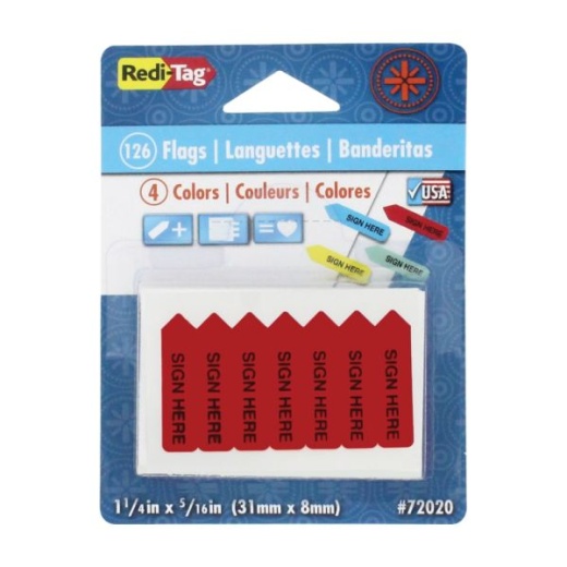 Redi-Tag Mini Arrow Page Flags