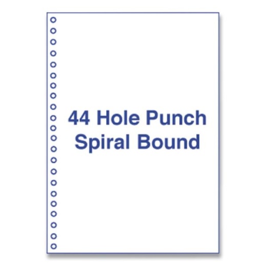 Perforated And Punched Laser Cut Sheets, 44-Hole Side Punched, 20 Lb Bond Weight, 8.5 X 11, White, 500/Ream