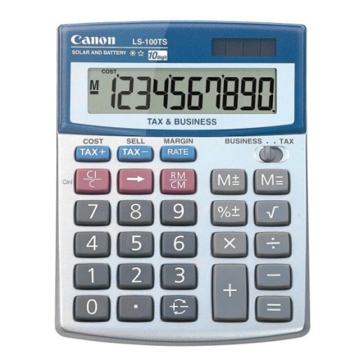 Canon LS-100TS Calculator - Efficient Business Calculations Made Easy