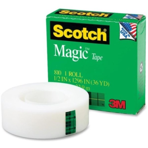 Scotch Permanent Double-Sided Tape With C40 Dispenser, 1/2 x 900, Pack Of  6