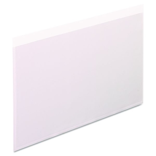 Pendaflex Self-Adhesive Pockets, 5 x 8, Clear Front/White Backing, 100/Box