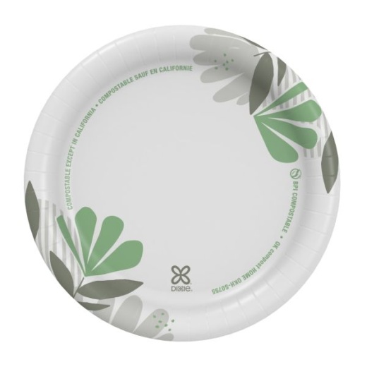 Dixie 6 7/8In Medium-Weight Paper Plates By Gp Pro (Georgia-Pacific), Pathways, 500 Plates Per Case