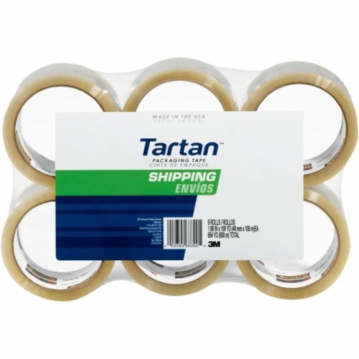 Tartan General-Purpose Packaging Tape - 54.60 Yd Length X 1.88" Width