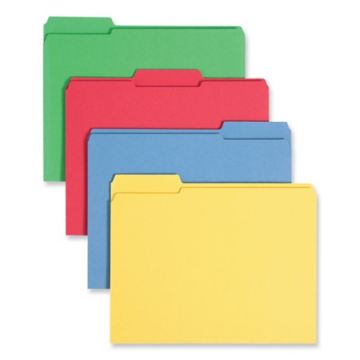 Smead Reinforced Top Tab Colored File Folders