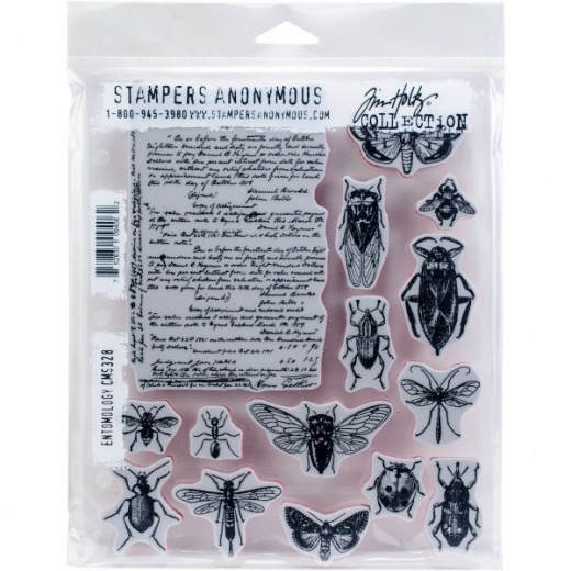 Tim Holtz Cling Stamps 7"X8.5"