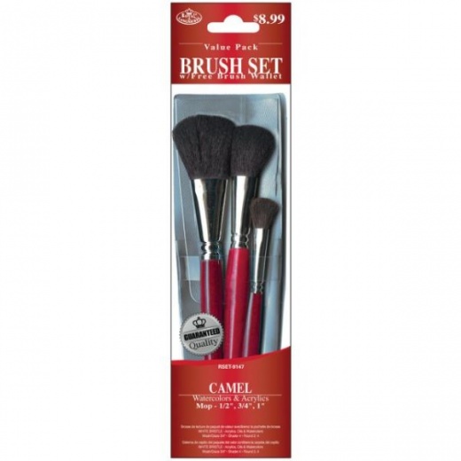 Royal Langnickel Camel Value Pack Brush Set
