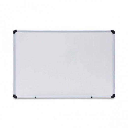 Universal Modern Melamine Dry Erase Board With Aluminum Frame, 36 X 24, White Surface